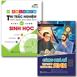 Combo sách ôn luyện thi trắc nghiệm THPT quốc gia năm 2019 môn Sinh Học  – Công phá đề th