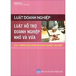 Luật Doanh Nghiệp – Luật Hỗ Trợ Doanh Nghiệp Nhỏ Và Vừa – Các Chính Sách Mới Doanh Nghiệp