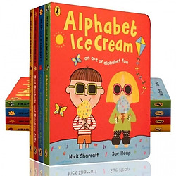 ALPHABET ICE CREAM – Combo 4 cuốn sách bìa cứng
