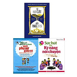 Combo 28 Cách Để Trở Thành Người Phụ Nữ Giàu Có + Từ Hạt Cát Đến Ngọc Trai + Sức Hút Của Kĩ Năng Nói Chuyện