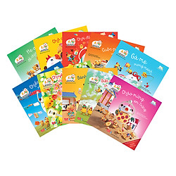 Combo 3 Gà Mẹ Cục Tác Và Đàn Con Lông Vàng (Trọn Bộ 10 Cuốn)