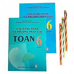 Combo Các dạng toán và phương pháp giải Toán lớp 6 + 3 bút bi dài