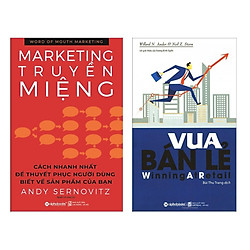 Combo 2 cuốn sách hay về Marketing- Bán Hàng : Marketing Truyền Miệng + Vua Bán Lẻ (Tặng