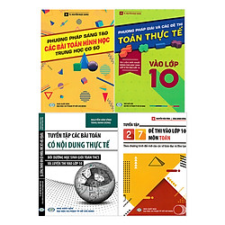 Combo Toán Thực Tế THCS (Trọn Bộ 4 Cuốn)