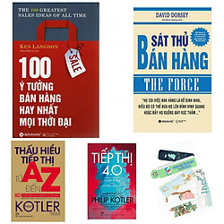 Combo 100 ý tưởng hay nhất bán hàng mọi thời đại+sát thủ bán hàng+thấu hiểu tiếp thị từ A
