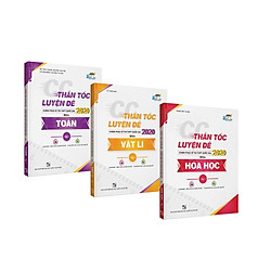 Combo thần tốc Toán – Vật lí – Hoá học