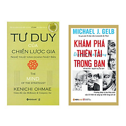 Combo Sách Kĩ Năng Kinh Doanh: Tư duy của chiến lược gia + Khám phá thiên tài trong bạn <