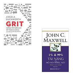 Combo 1% & 99% tài năng mồ hôi và nước mắt + Grit vững tâm bền chí ắt thành công