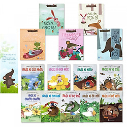 Combo 2 bộ sách hay cho thiếu nhi: 1 – Chuyện Ở Rừng Vi Vu (5 cuốn), 2 – Nhật Ký Thế Giới Côn Trùng (9 cuốn) (+ bookmark danh ngôn hình voi)
