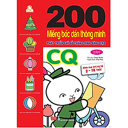 200 Miếng Bóc Dán Thông Minh 2-10 Tuổi – Phát Triển Chỉ Số Thông Minh Sáng Tạo CQ (Tập 2)