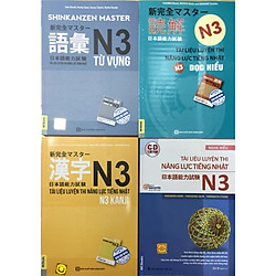 combo 3 cuốn:N3 từ vựng+N3 đọc hiểu+N3 kanji(tặng cuốn N3 nghe hiểu)