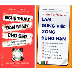 Combo 2 Cuốn Sách:  Nghệ Thuật Bán Mình Cho Sếp + Làm Đúng Việc Xong Đúng Hạn