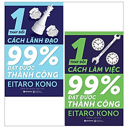 Combo Fahasa (Thay Đổi 1% Cách Làm Việc + Thay Đổi 1% Cách Lãnh Đạo)