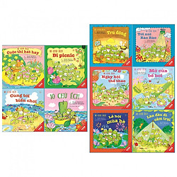 Truyện Ehon Nhật Bản – Combo 10 Chú Ếch ( Tái bản 2018 )
