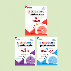 combo ôn luyện thi trắc nghiệm THPT quốc gia năm 2019 khối A: Toán – lý – hóa