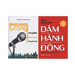 Combo 2 Cuốn:  Bí Quyết Để Thành Công Trong Hùng Biện, Đàm Phán, Thuyết Trình  + Dám Hành