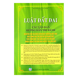 Luật Đất Đai – Các Văn Bản Hướng Dẫn Thi Hành