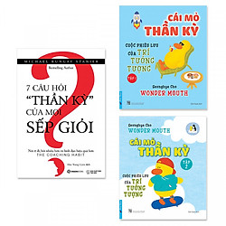 Combo sách gia đình: 7 Câu Hỏi “Thần Kỳ” Của Mọi Sếp Giỏi, Bộ truyện thiếu nhi – Cái Mỏ Thần Kỳ (2 tập)