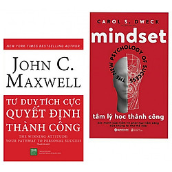 Combo Sách về sức mạnh của tư duy : Tư duy tích cực quyết định  thành công + Tâm lý học t