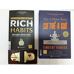 Combo  Cơ Thể 4 Giờ – Bí Quyết Cân Đối, Khỏe Mạnh Và Đời Sống Tình Dục Thăng Hoa Và  Rich Habit Những Thói Quen Thành Công Của Những Triệu Phú Tự Thân (