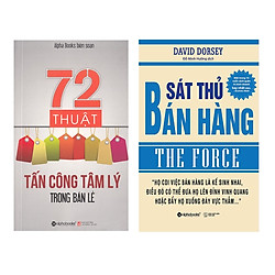 Combo Sách Kỹ Năng Bán Hàng: 72 Thuật Tấn Công Tâm Lý Trong Bán Lẻ + Sát Thủ Bán Hàng</sp