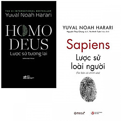 Combo: Sapiens Lược Sử Loài Người + Homo Deus Lược Sử Tương Lai (Bộ 2 cuốn – Tái bản 2019)