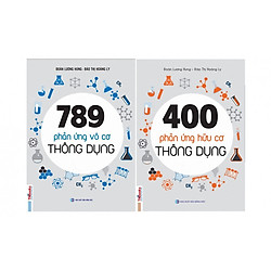 Combo 789 Phản Ứng Vô Cơ Thông Dụng và 400 Phản Ứng Hữu Cơ Thông Dụng (tặng sổ tay mini d