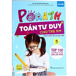 Combo Trọn Bộ Sách PoMath – Toán Tư Duy Cho Trẻ Em 4-6 Tuổi (6 cuốn)