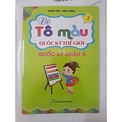 Bé Tô Màu  Quốc Kỳ Thế Giới (Quốc Kỳ Châu Á 2)