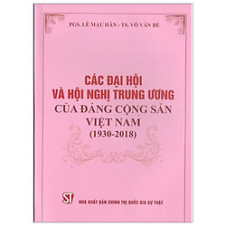 Các Đại Hội Và Hội Nghị Trung Ương Của Đảng Cộng Sản Việt Nam (1930-2018)