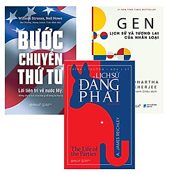 Combo Sách : Bước Chuyển Thứ Tư + GEN: Lịch Sử Và Tương Lai Của Nhân Loại + Lịch Sử Đảng