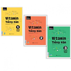 Combo 3 Tập Vitamin Tiếng Hàn (Học Kèm App MCBooks Application) (Cào Tem Để Mở Quà Tặng)<