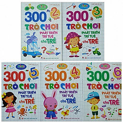 Combo 300 Trò chơi Phát Triển Trí Tuệ cho trẻ – ( 2 Tuổi, 3 tuổi, 4 Tuổi, 5 Tuổi, 6 Tuổi)