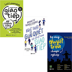 Combo 3 Cuốn Sách:  Kỹ Năng Thuyết Trình Chuyên Nghiệp + Nghệ Thuật Giải Quyết Các Vấn Đề