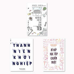 Combo 3 cuốn: Bí Kíp Học Tập Chuẩn Nhật  + Thanh Niên Khởi Nghiệp + Nguyên Tắc Thiết Kế S