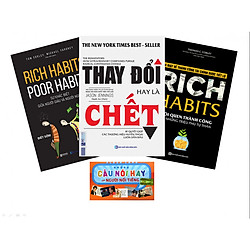Combo Thay Đổi Thói Quen Trở Nên Giàu Có: Rich Habits, Rich Habits – Poor Habits, Th