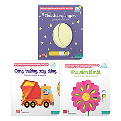 Combo Sách Chuyển Động – Song Ngữ Anh – Việt (Công Trường Xây Dựng + Khu Vườn Bí Mật + Chúc Bé Ngủ Ngon)