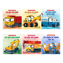 Combo 6 Quyển Thế Giới Xe Công Trình