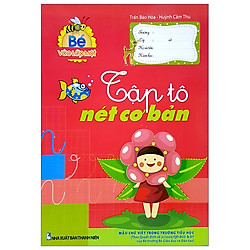Bé Vào Lớp 1 – Tập Tô Nét Cơ Bản (Bìa Đỏ)