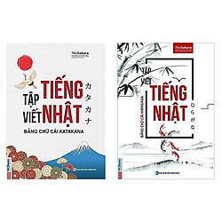 Combo 2 Cuốn Tập Viết Tiếng Nhật: Tập Viết Tiếng Nhật – Bảng Chữ Cái Hiragana + Tập Viết