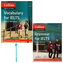Combo Collins Grammar For IELTS (Kèm CD) và Collins English For Exams – Vocabulary For IELTS (Kèm CD) ( Tặng Kèm Viết )