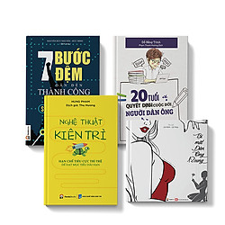 Sách COMBO 4 cuốn 7 bước đệm thành công + Nghệ thuật kiên trì + Bí mật đàn ông 12 cung +