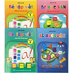Combo Bé Học Vần và Bé Tập Viết (tặng kèm 1 tờ 36 hình dán ngôi sao)