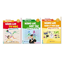 Combo Kỹ năng mền: Rèn luyện năng lực Tự học + Rèn luyện năng lực quản trị thời gian + Rè