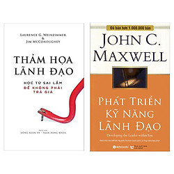 Combo sách  quản trị lãnh đạo : Phát triển kỹ năng lãnh đạo + Thảm họa lãnh đạo (Tặng kèm