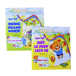 Sách Bộ 2 cuốn – EQ-IQ Bồi dưỡng tính cách tốt cho trẻ
