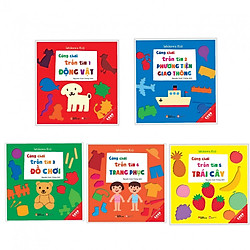 Combo 5 cuốn Cùng chơi trốn tìm 1 động vật + 2 phương tiện giao thông +3đồ chơi +4 trang