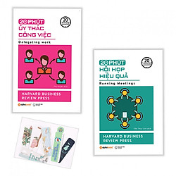 Combo 2 Cuốn: 20 Phút Ủy Thác Công Việc + 20 Phút Hội Họp Hiệu Quả – Tặng kèm bookmark PĐ