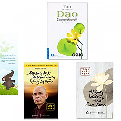 Combo 3 cuốn sách thiền hay: Không Diệt Không Sinh Đừng Sợ Hãi, Từng Bước Nở Hoa Sen, Đạo – Con Đường Không Lối (Tặng kèm bookmark danh ngôn hình voi)