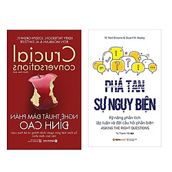 Combo Sách Kĩ Năng Kinh Doanh: Nghệ Thuật Đàm Phán Đỉnh Cao + Phá Tan Sự Ngụy Biện (Tái B